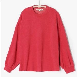 Xirena Honor Sweatshirt in Faded Red